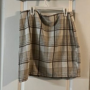 Plaid skirt